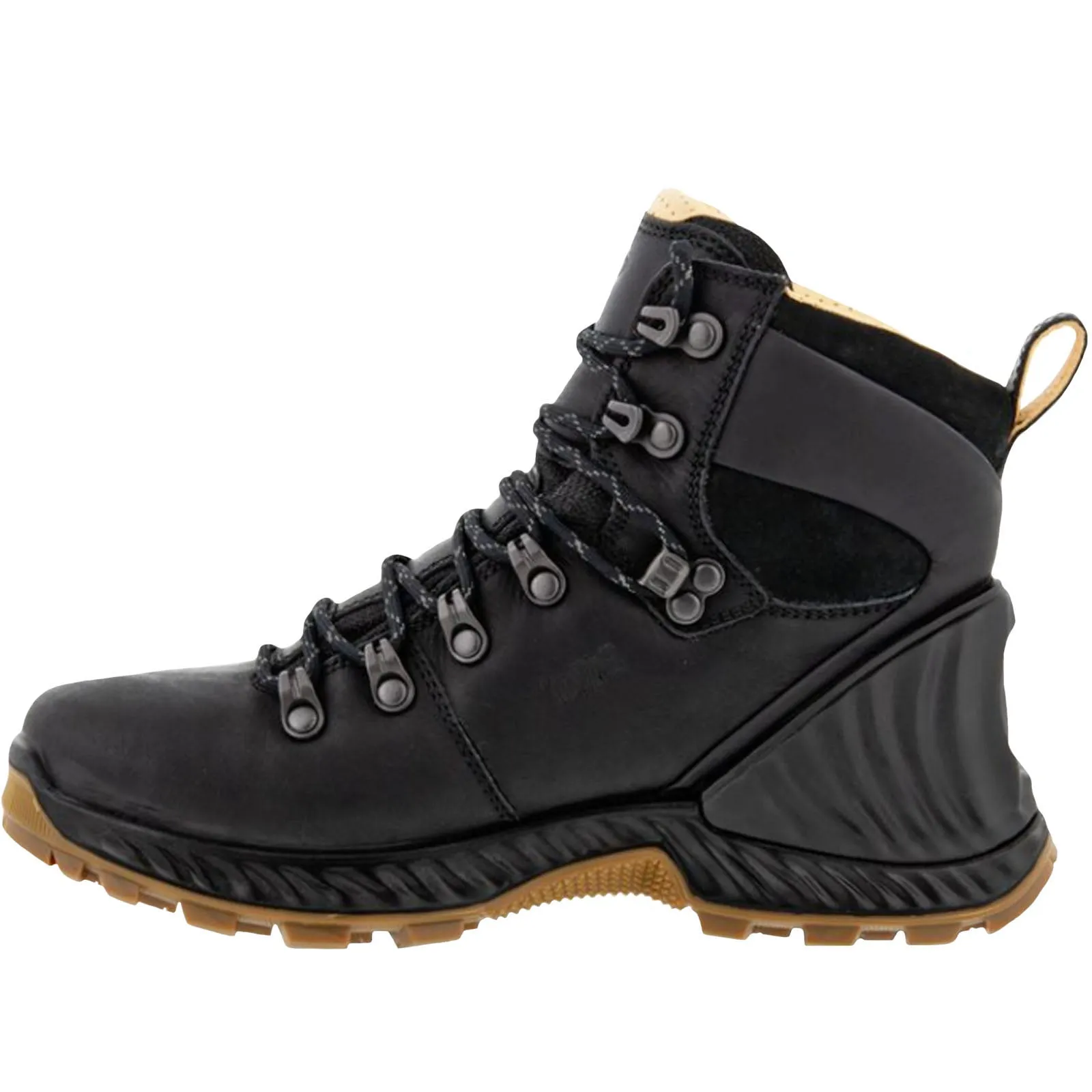 ECCO Womens Exohike Yak Leather Walking Boots