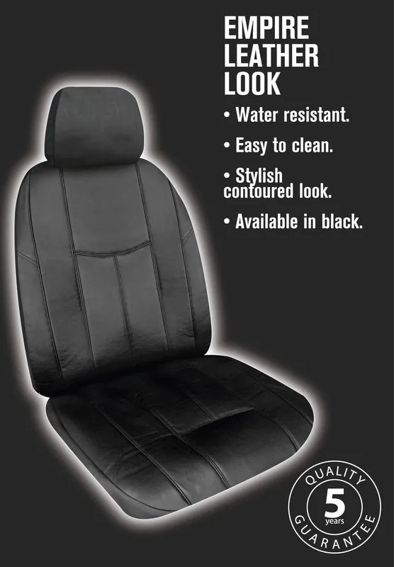 Empire Leather Look Seat Covers Suits Nissan X-Trail ST/ST-L 7 Seater SUV (T32) 2014-2022