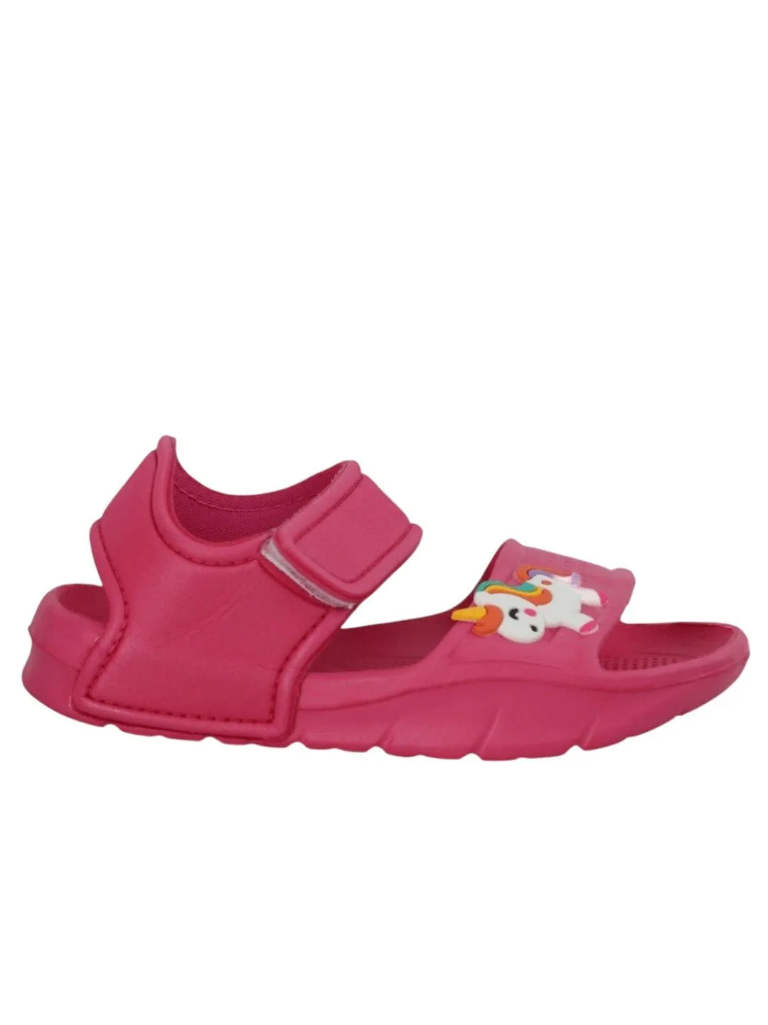 Enchanted Dark Pink Unicorn Adventure Sandals