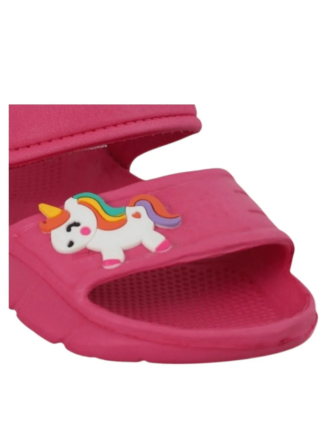 Enchanted Dark Pink Unicorn Adventure Sandals