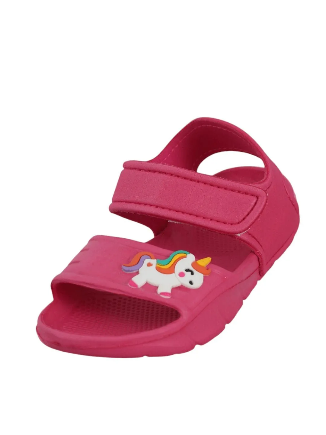 Enchanted Dark Pink Unicorn Adventure Sandals