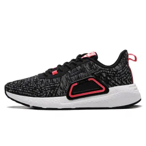 Erke Jogging Shoes Men Running Black/Bright Orange 11120120145-003