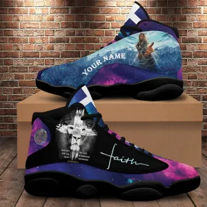 Fear Not For The Jesus The Lion Of Judah Has Triumphed Basketball Shoes For Men Women - Christian Shoes - Jesus Shoes - Unisex Basketball Shoes