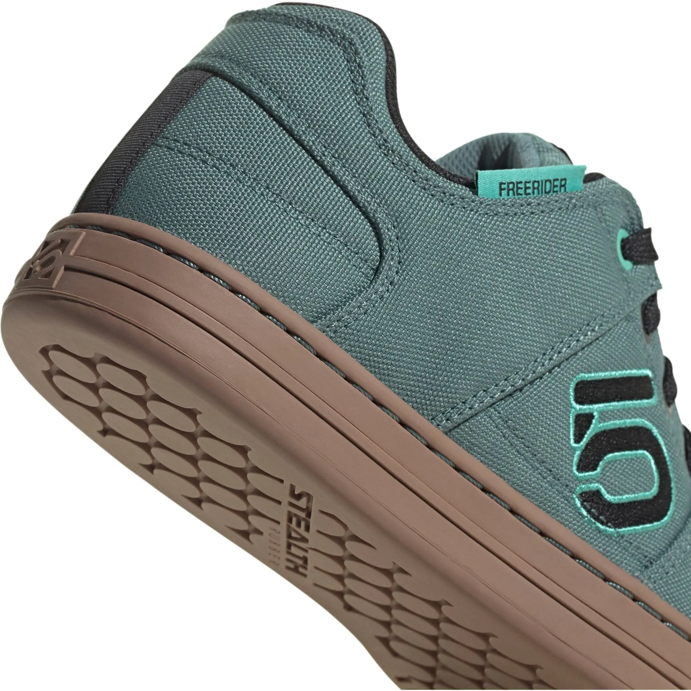 Five Ten Freerider Canvas Womens MTB Cycling Shoes - Green