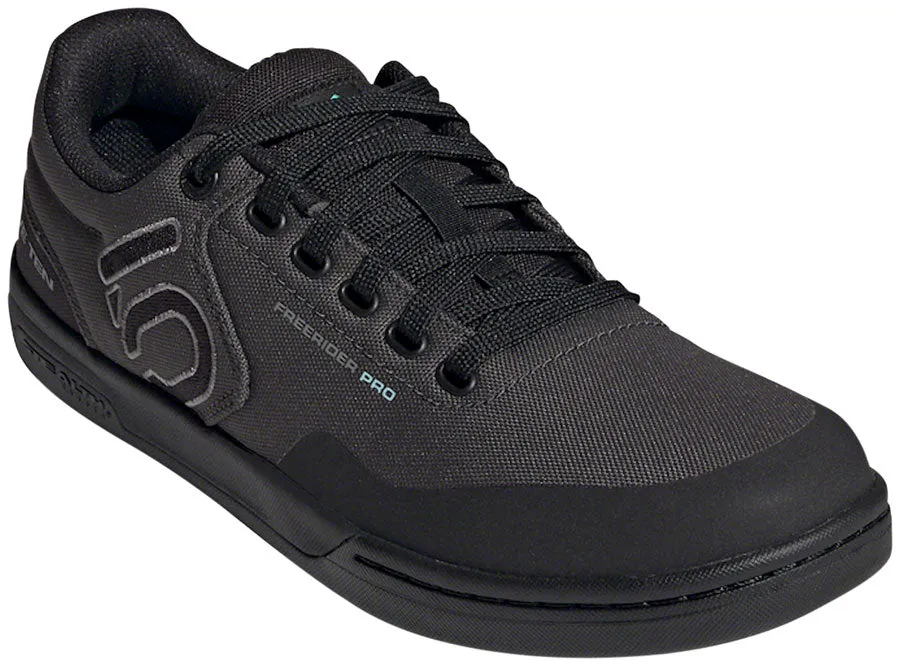 Five Ten Freerider Pro Primeblue Flat Shoe  -  Men's, DGH Solid Grey / Grey Three / Acid Mint