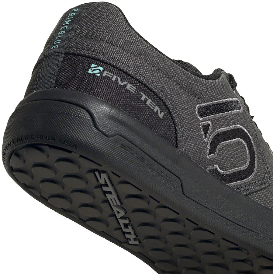 Five Ten Freerider Pro Primeblue Flat Shoe  -  Men's, DGH Solid Grey / Grey Three / Acid Mint