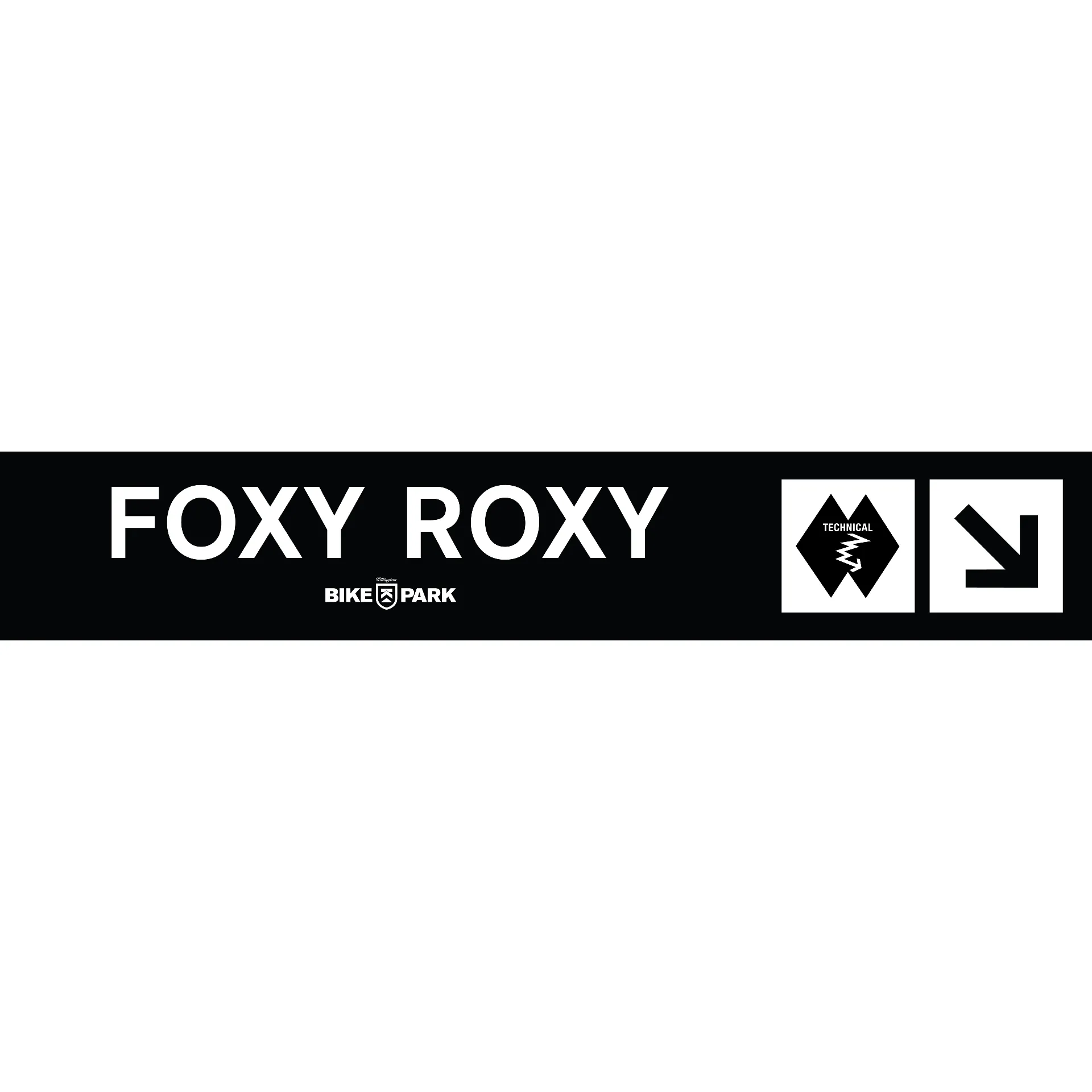 Foxy Roxy Mountain Bike Trail Sign