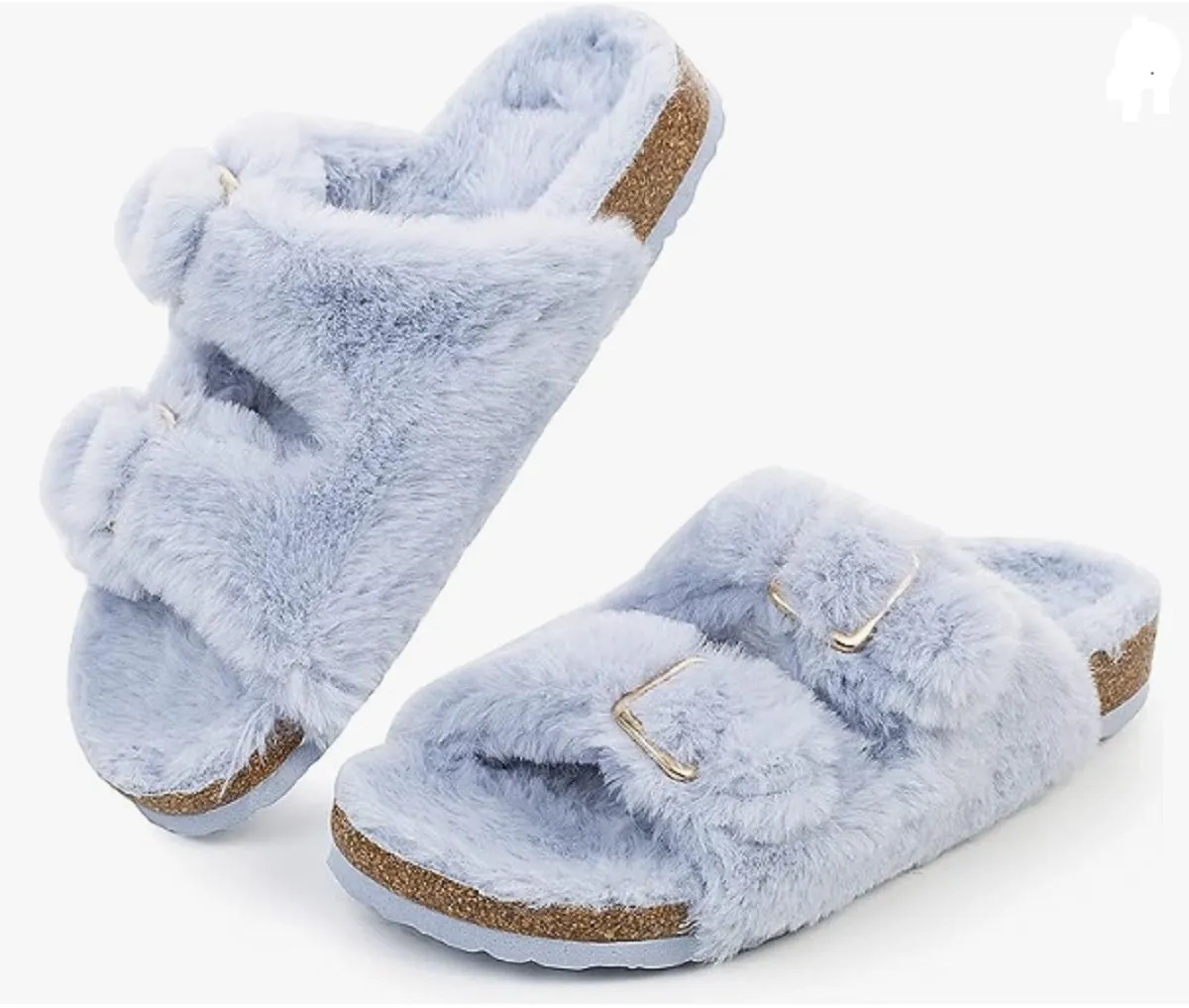 Fuzzy Slide Sandals