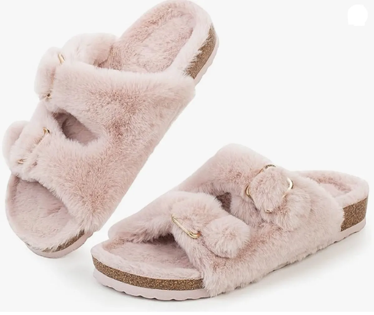 Fuzzy Slide Sandals