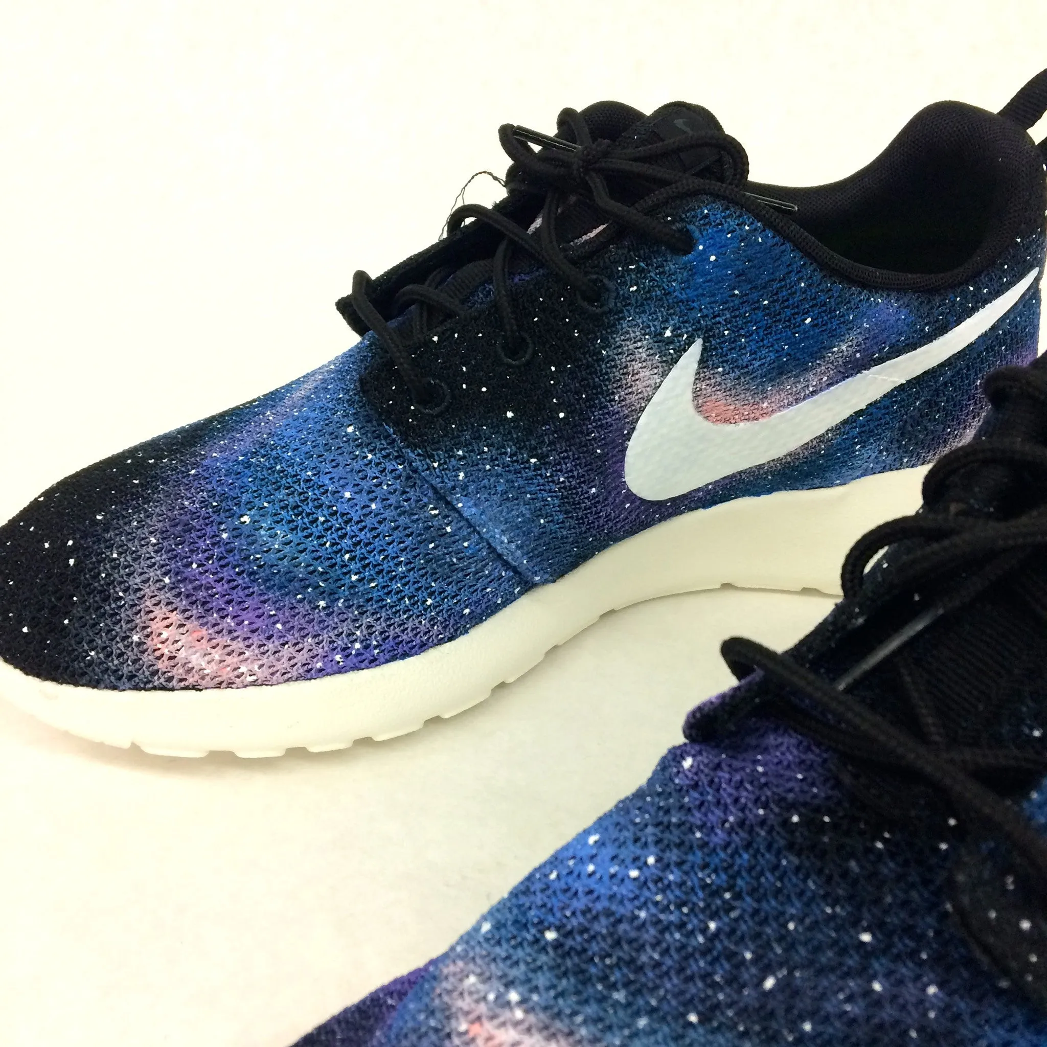 Galaxy Roshe One - Custom Hand Painted Nike Sneakers