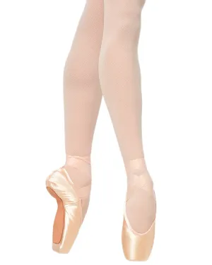 Gaynor Minden Europa Suede Tip Sculpted Fit Pointe Shoes - Feather Flex Shank High Heel Deep Vamp - Womens