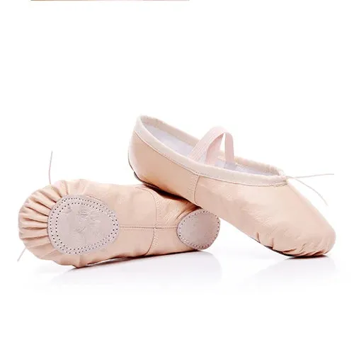 Genuine Leather Ballet Shoes Soft Bottom Breathable Ethnic Belly Dancing Shoes For Women Girls Exercise Cat's Claw Shoes