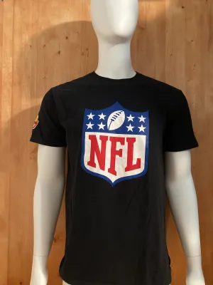 GILDEN "NFL" FRITO LAY & PEPSI SPONSOR Graphic Print Adult L Large Lrg Black T-Shirt Tee Shirt