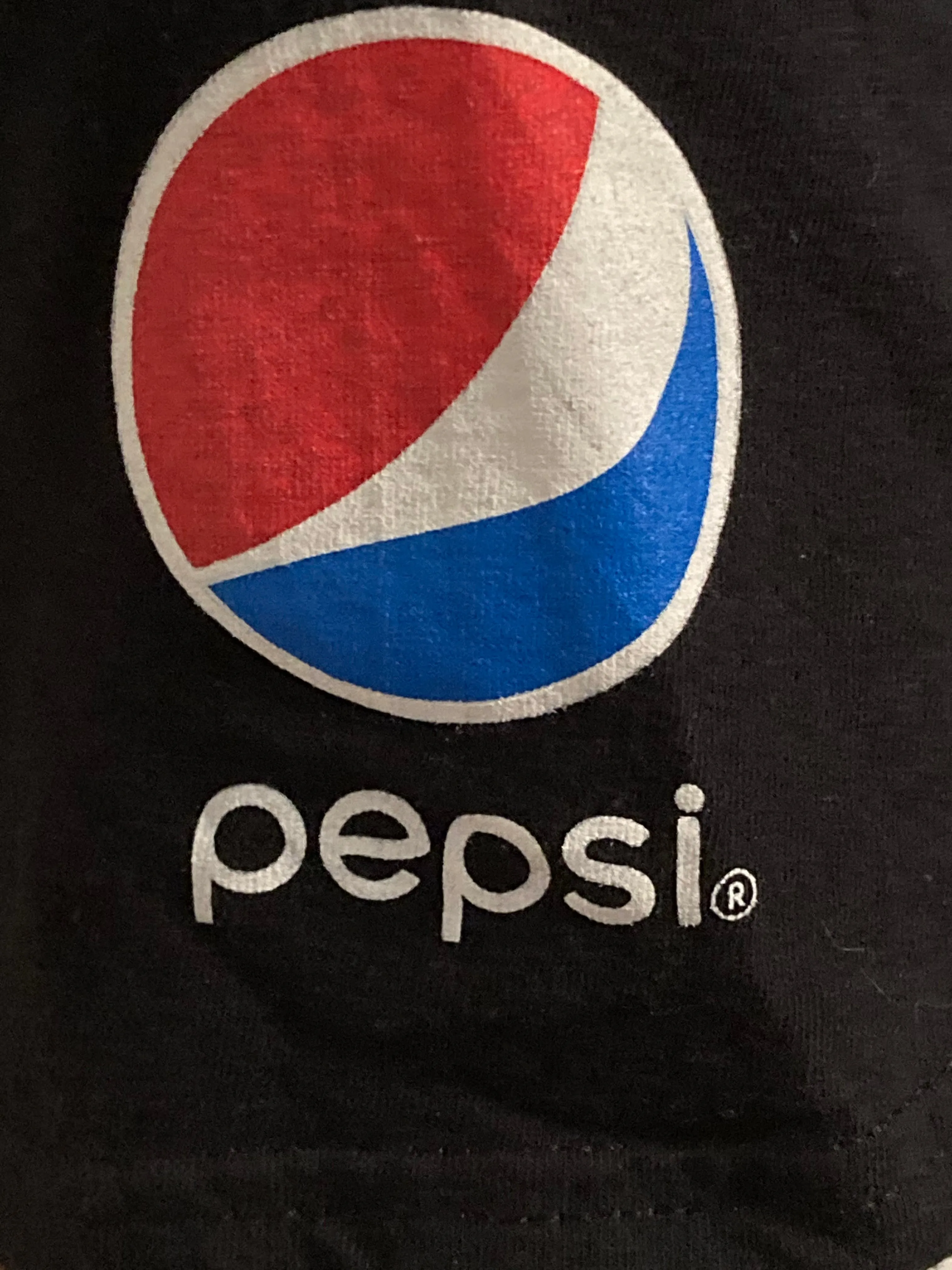 GILDEN "NFL" FRITO LAY & PEPSI SPONSOR Graphic Print Adult L Large Lrg Black T-Shirt Tee Shirt