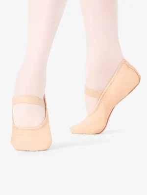 Girls Premium Leather Full Sole Ballet Shoes