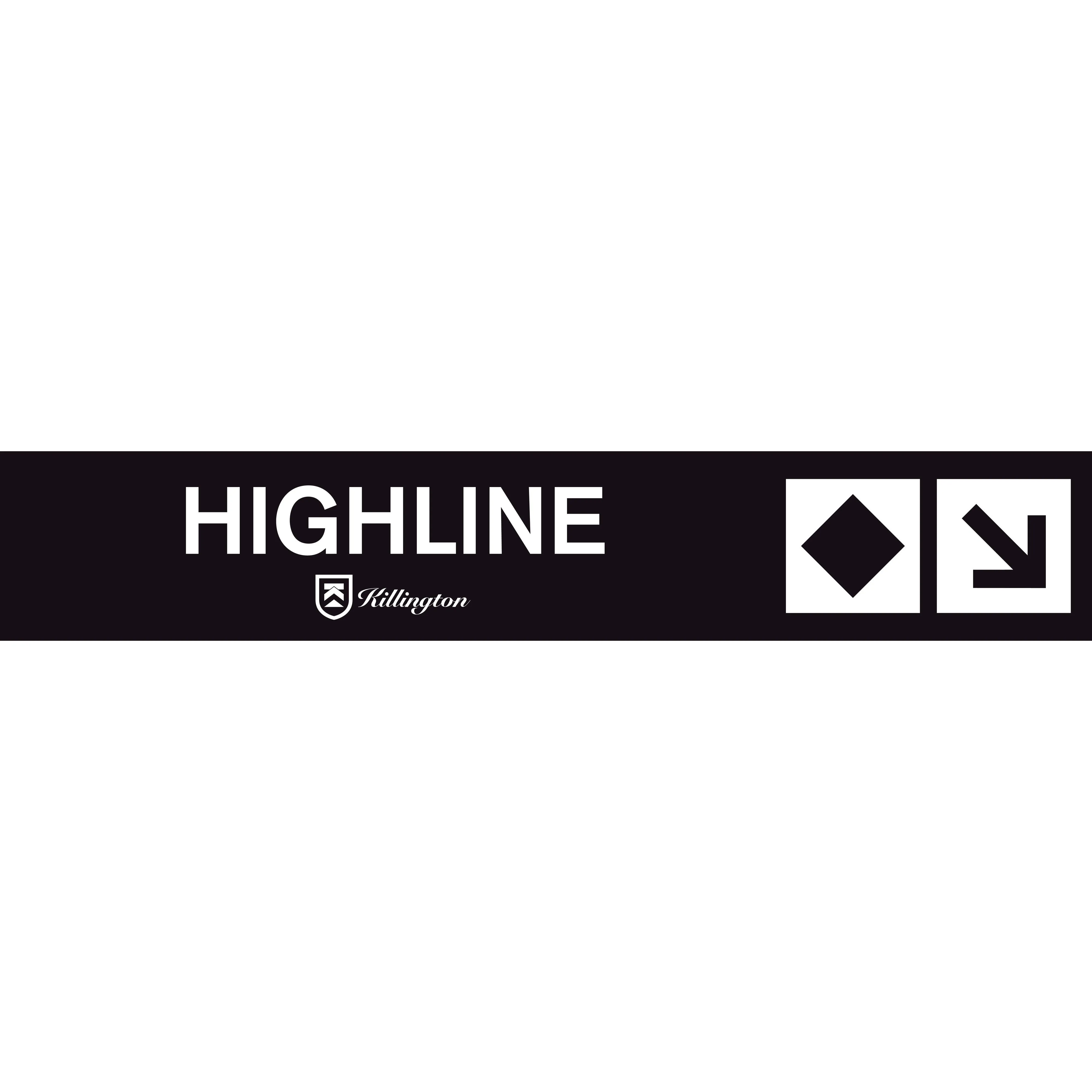 Highline Trail Sign