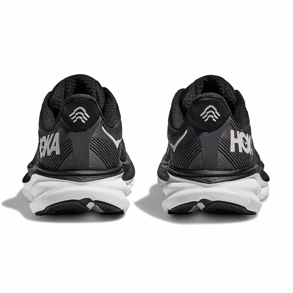 Hoka Clifton 9 Running Shoes - Black/White