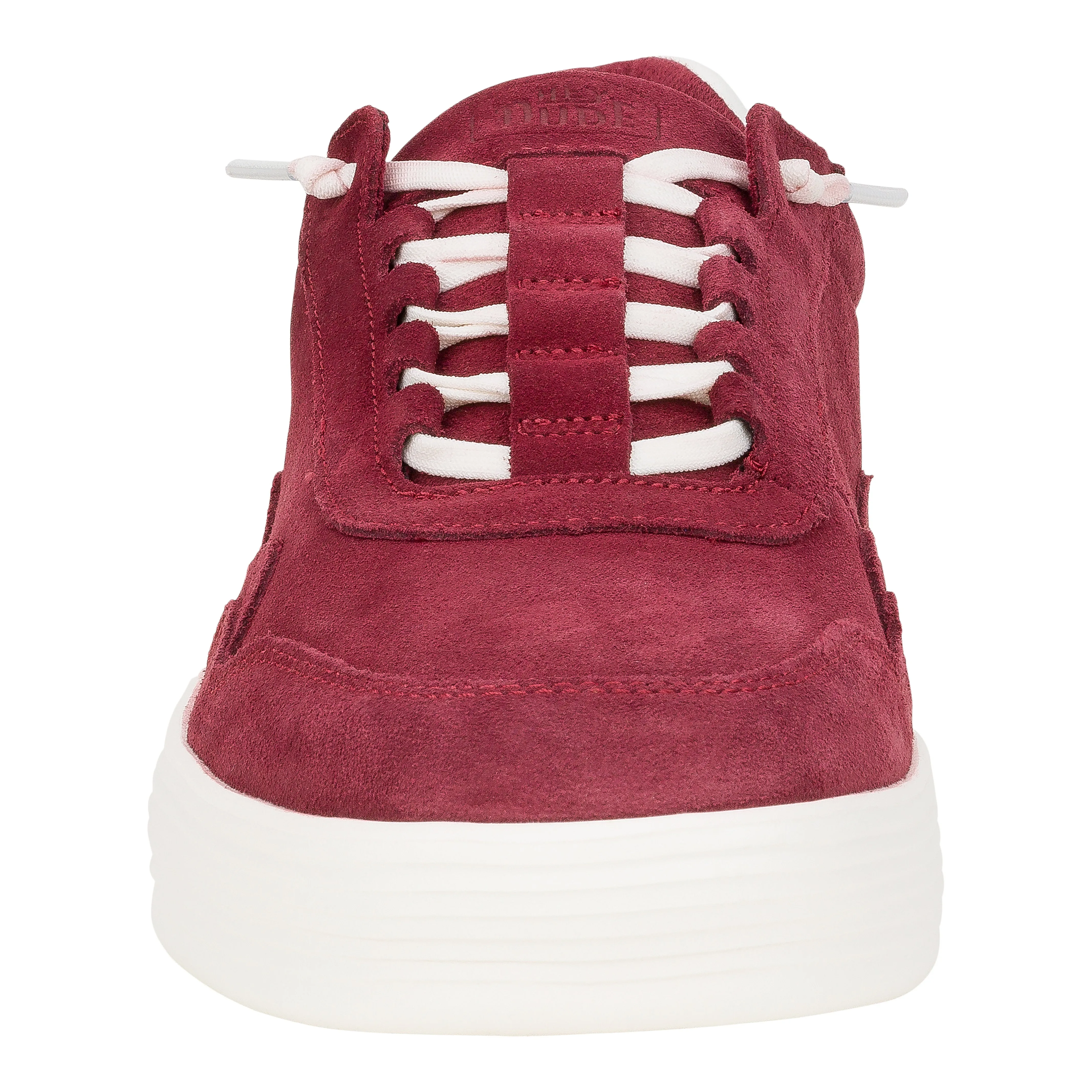 Hudson Suede Vintage Varsity - Crimson