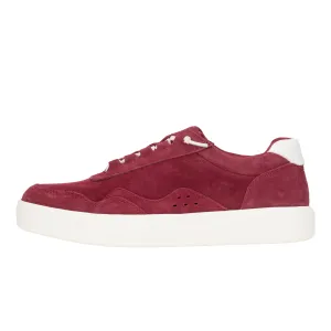 Hudson Suede Vintage Varsity - Crimson