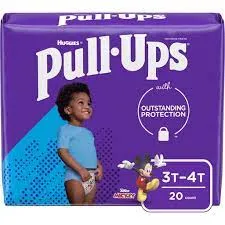 Huggies Pull-Ups Boys' Potty Training Pants, Size 4, 2T-3T, 23 Ct - 03600051334