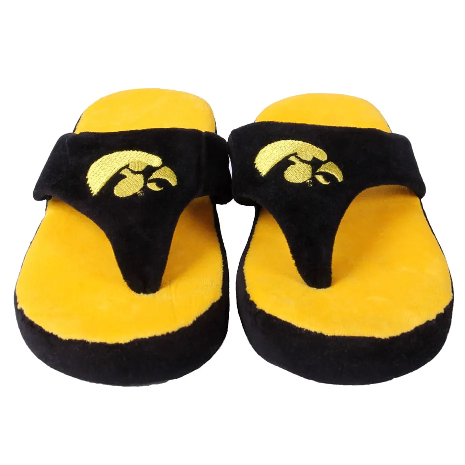 Iowa Hawkeyes Comfy Feet Flip Flop Slippers