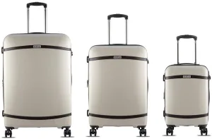 it luggage Quaint Polycarbonate Hardsided Suitcase|Expandable Combo Large, Medium & Cabin Bags|8 Wheel Trolley|16-2317-08|Set of 3 Cobblerock, 80cm, 70cm, 54cm