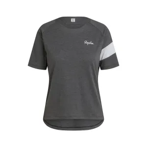 Jersey Rapha Womens Trail Technical SS - Dark Grey/Light Grey