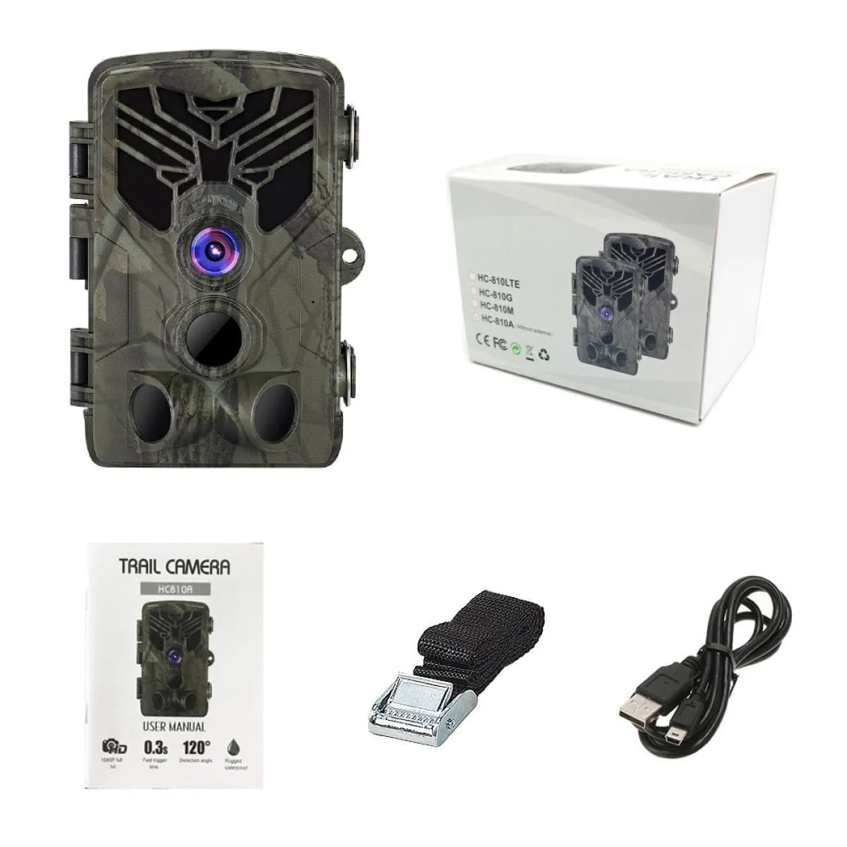 K&F Concept K&F HC810A trail camera Hunting Camera Scouting Trail Camera Wildview 1080P 20MP HD PIR Motion Night Vision Camera