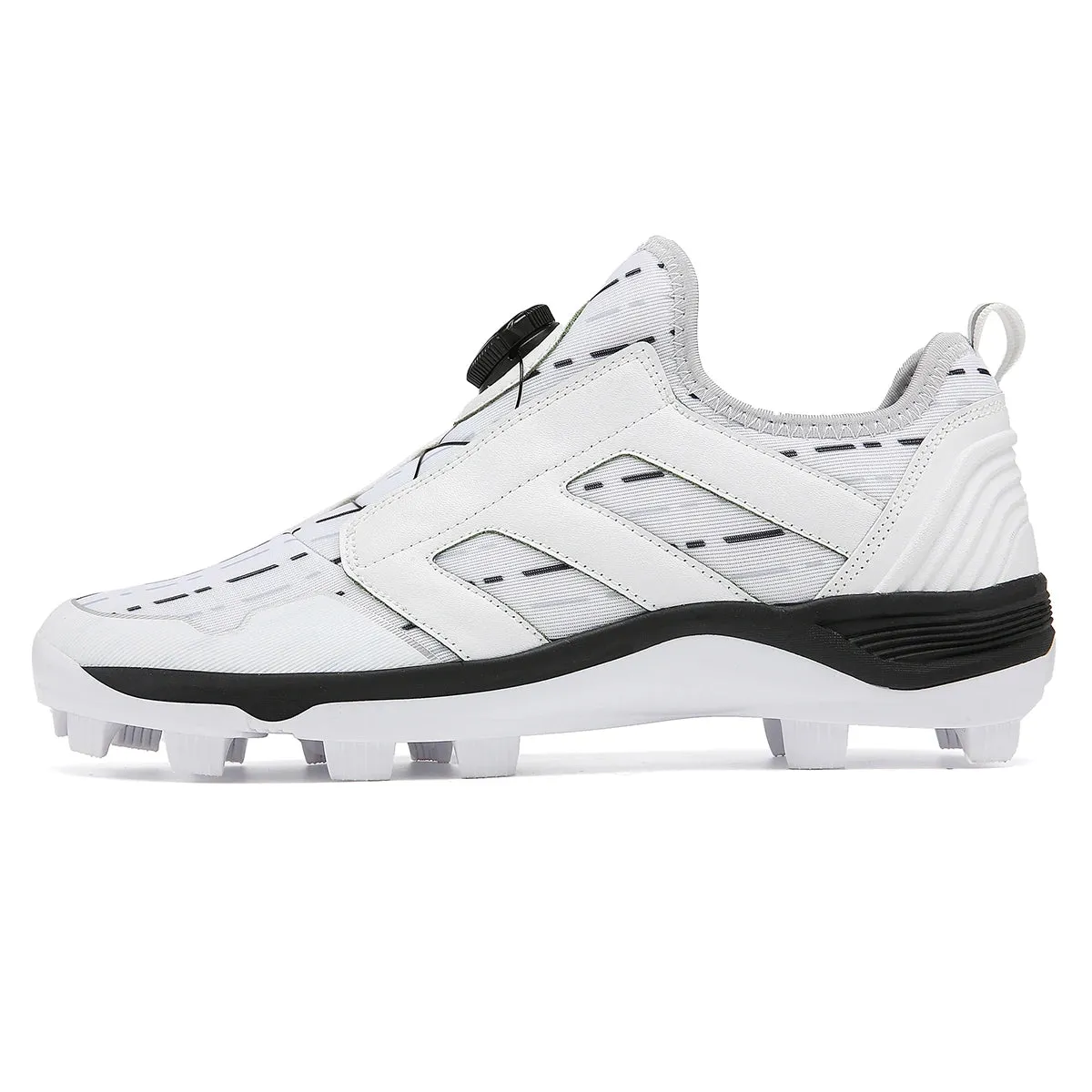 KickMaster New Men's Baseball Shoes/Auto Buckle Spikes Softball Shoes