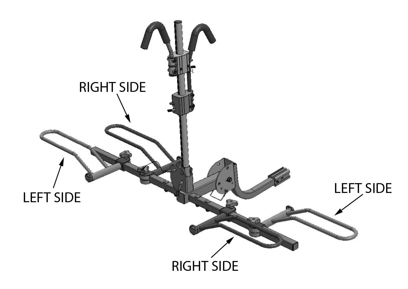 Left Side Standard Wheel Holder