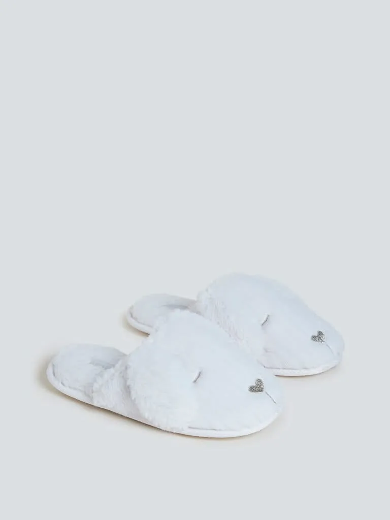 LUNA BLU Oat Dog-Design Bathroom Slippers