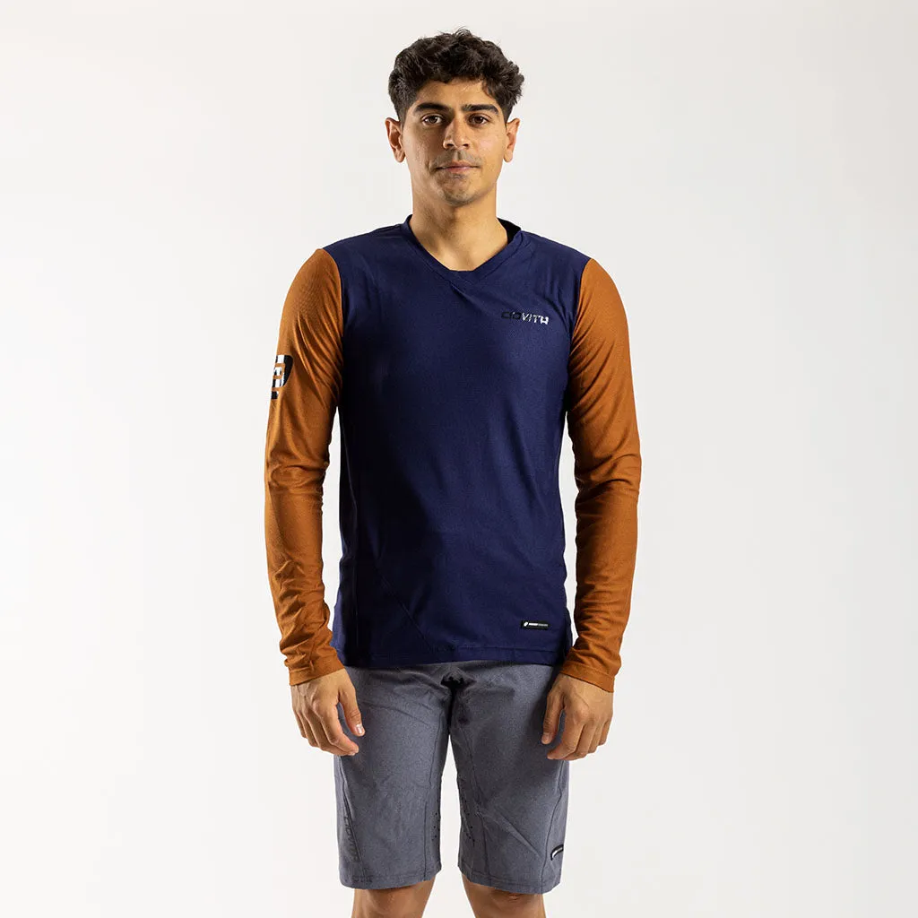 Men's AR Long Sleeve Trail Tee (Navy)