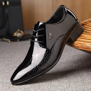 Men's Bariese Glossy Leather Shoes