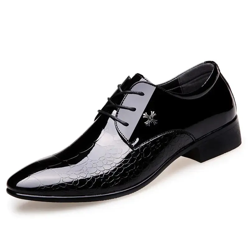 Men's Bariese Glossy Leather Shoes