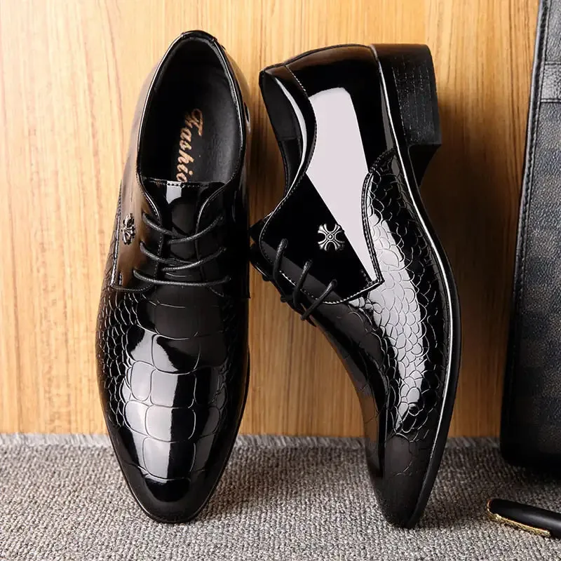 Men's Bariese Glossy Leather Shoes