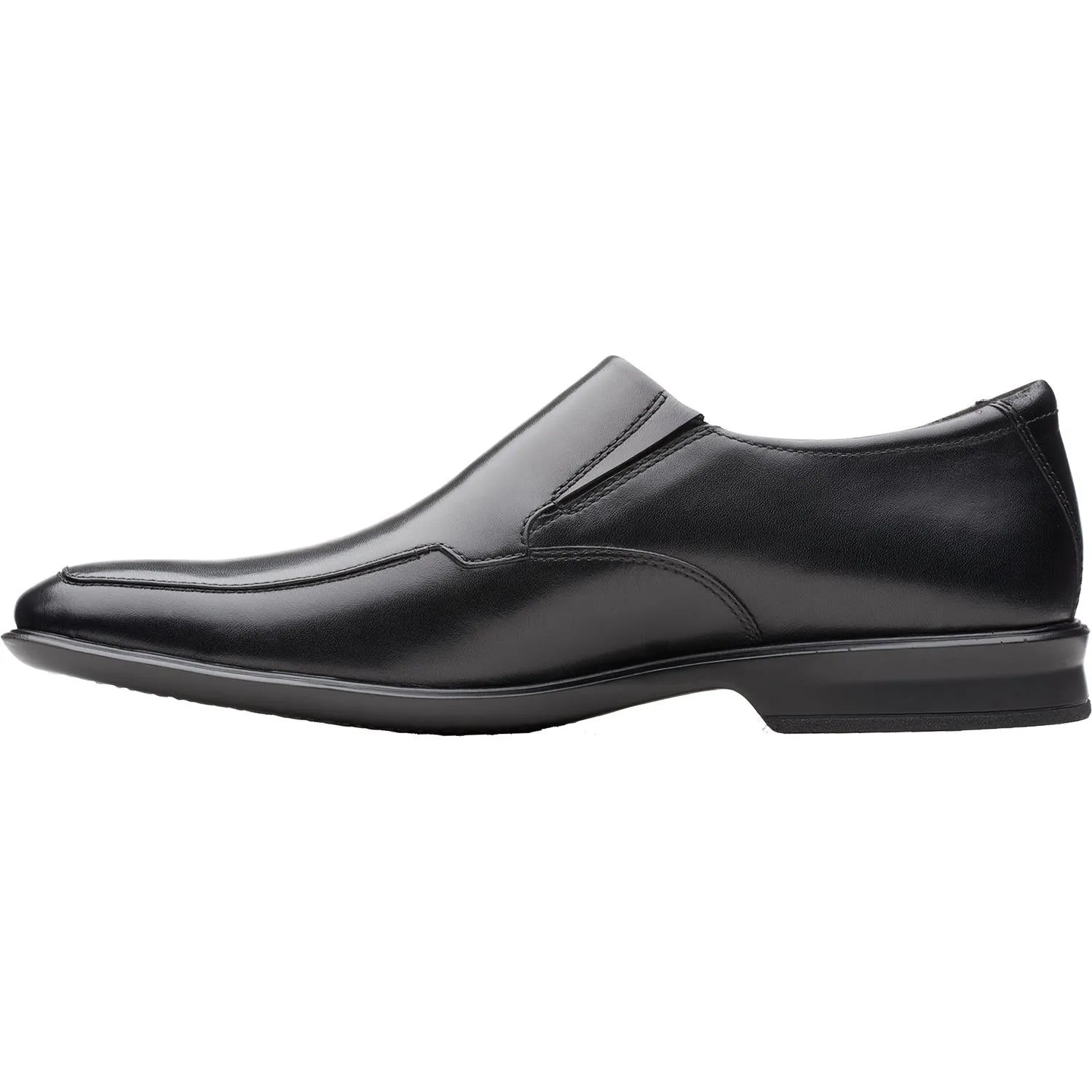 Men's Clarks Bensley Step Black Leather