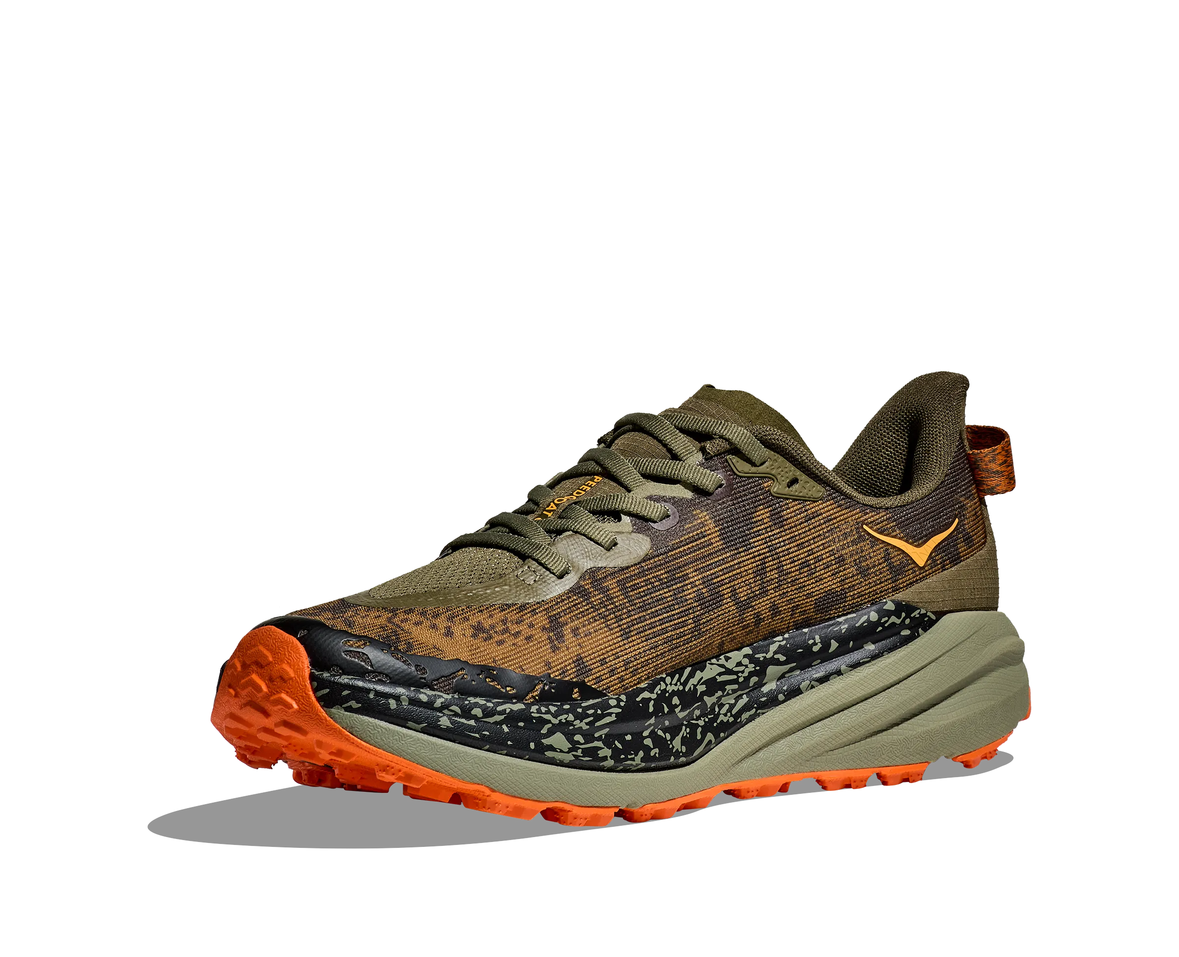 Men's Hoka Speedgoat 6 Color: Ant Olive/ Squash