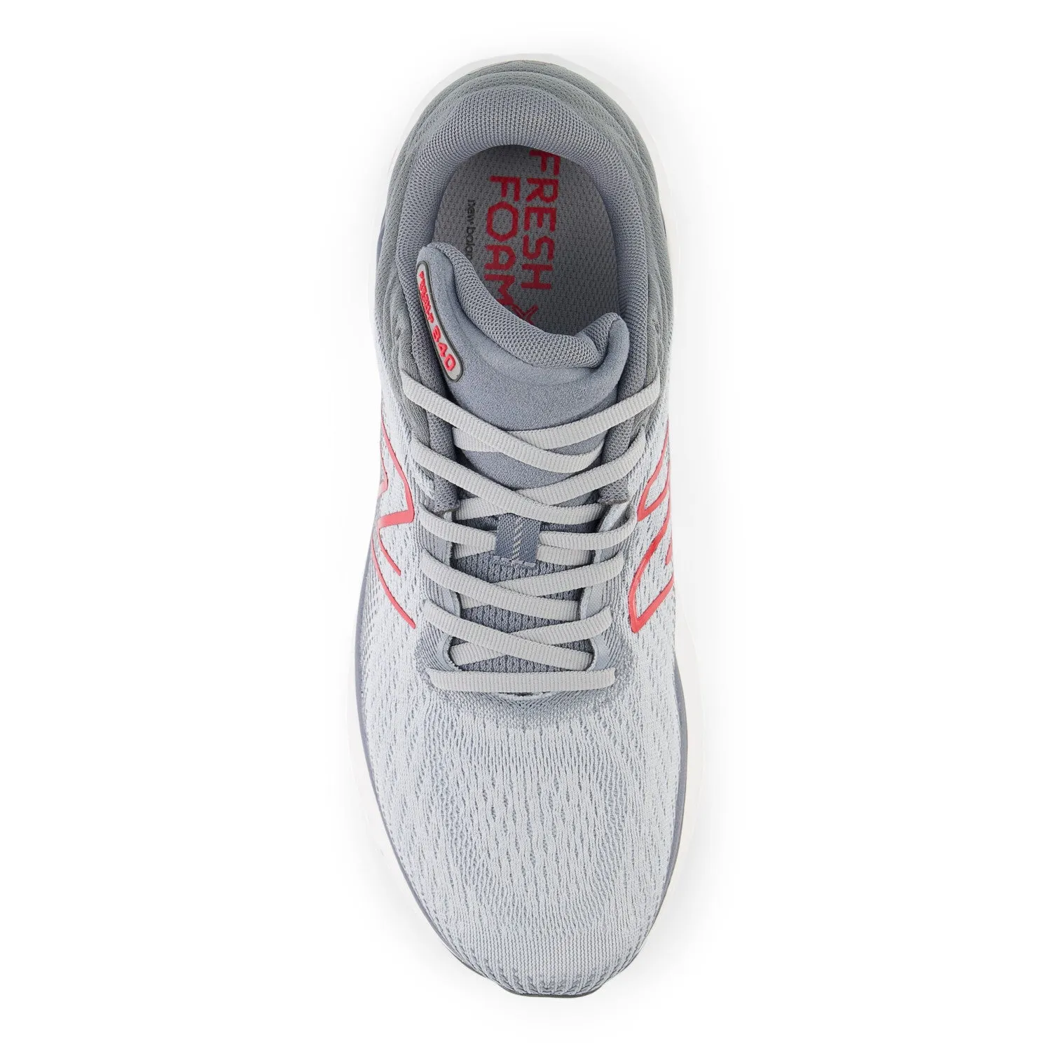 Men's New Balance Fresh Foam X 840v1 Color: Aluminum Grey with True Red