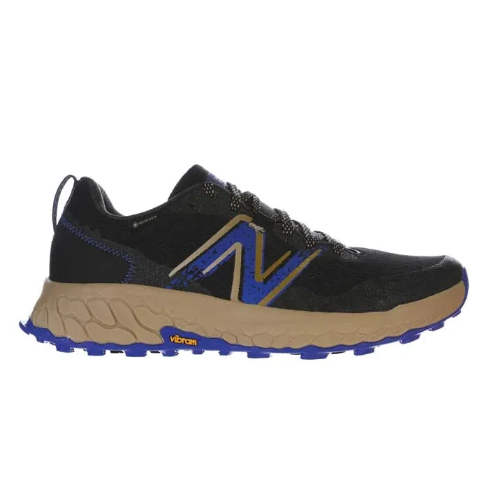 Mens New Balance Fresh Foam X Hierro v7 Gore-Tex in Black/Marine Blue