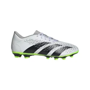 Men's Predator Accuracy.4 Flexible Ground Football Shoe (White/Black/Lemon)