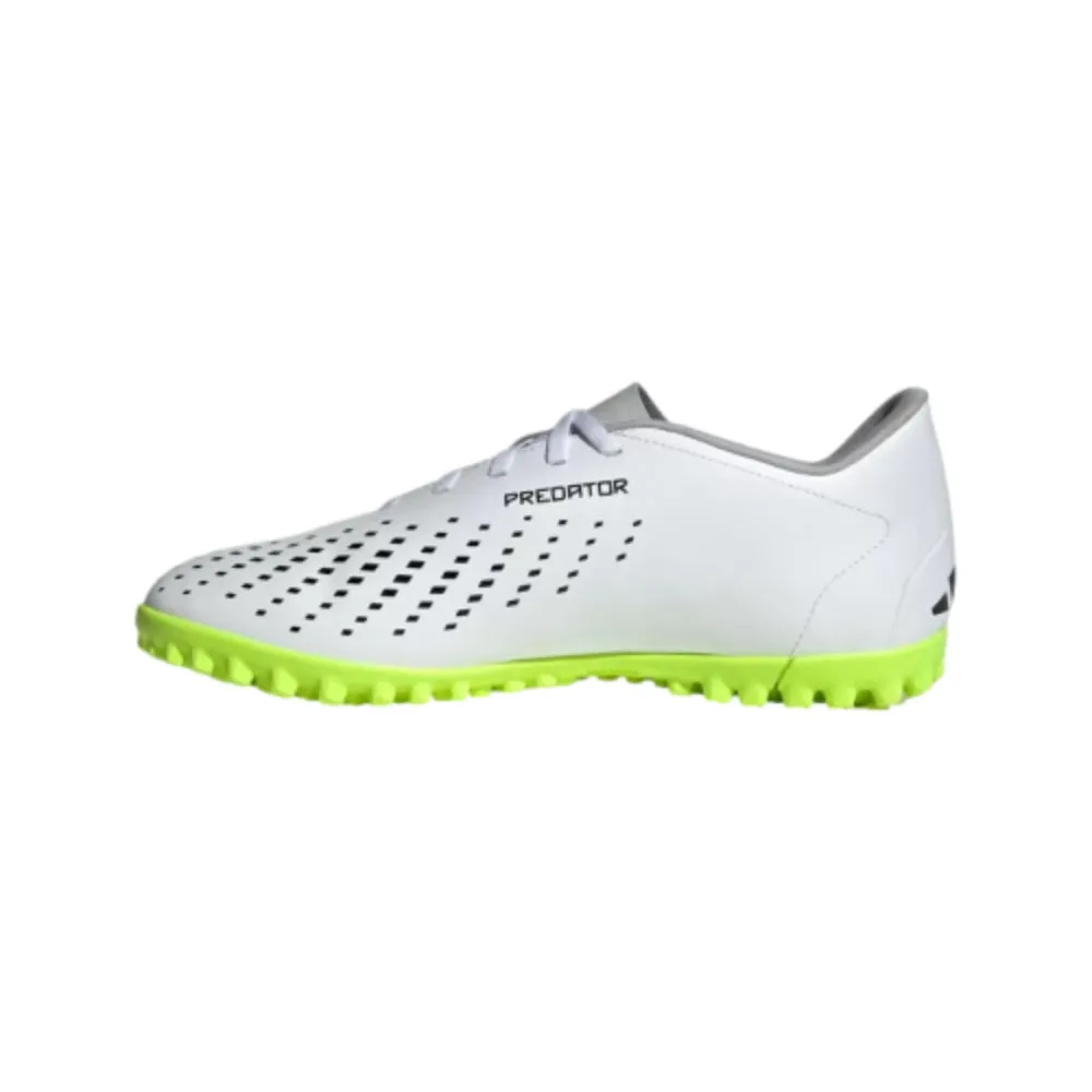 Men's Predator Accuracy.4 Turf Football Shoe (Cloud White/Core Black/Lucid Lemon)