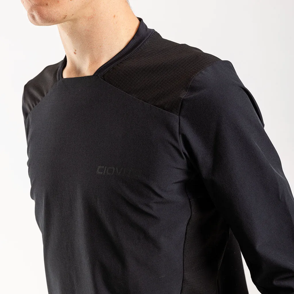 Men's Scuro Long Sleeve Trail Tee (Black)