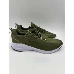 Men's Size 10.5, Green Sneaker w/ Slip-on Design & Thick Sole