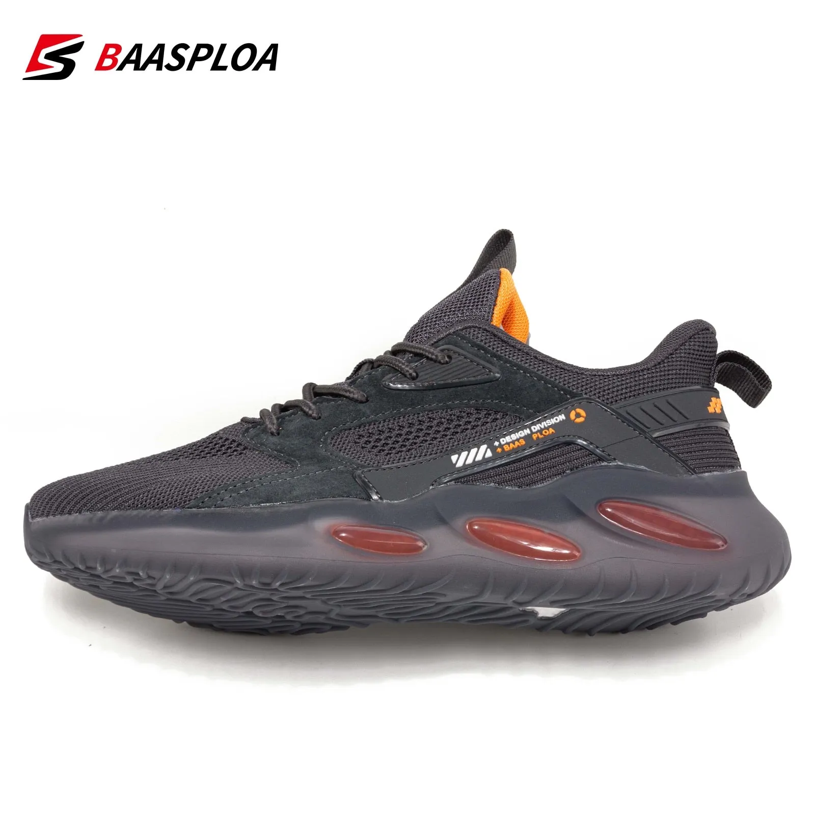 Men's Sneakers Comfortable Breathable Lightweight Running Shoes Anti-slip Shock-absorbing Mesh Casual Walking Shoes