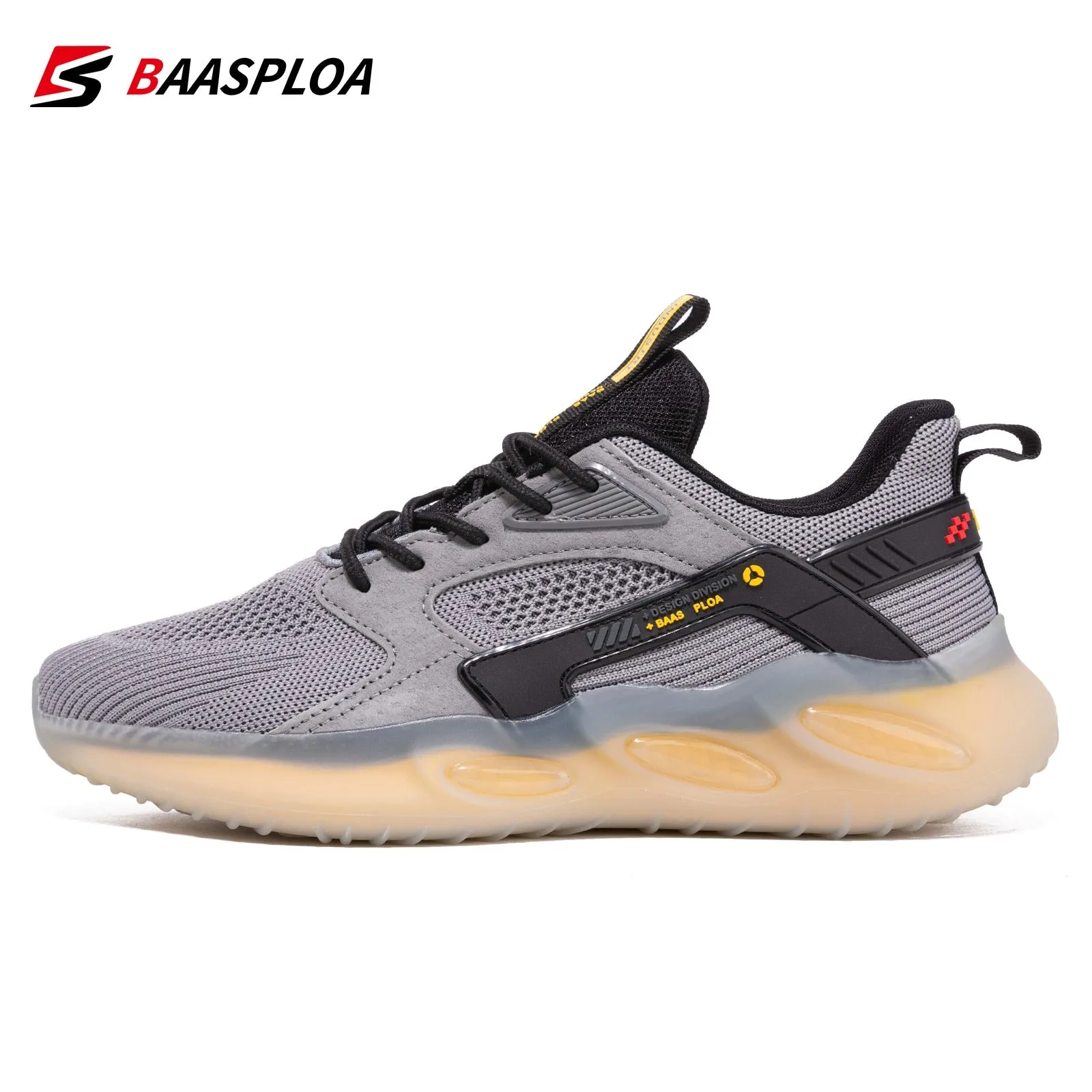 Men's Sneakers Comfortable Breathable Lightweight Running Shoes Anti-slip Shock-absorbing Mesh Casual Walking Shoes