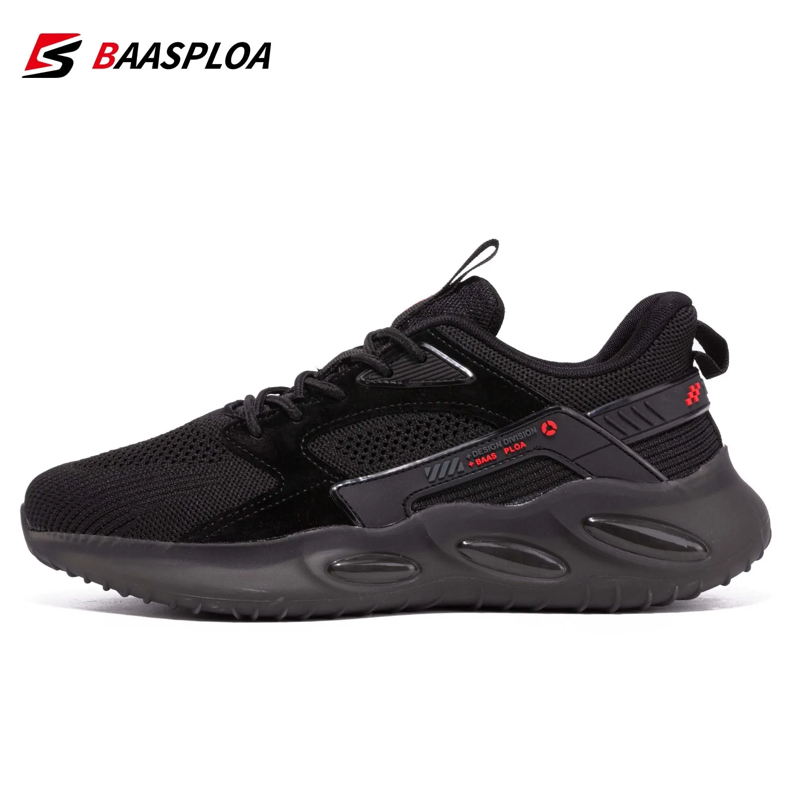 Men's Sneakers Comfortable Breathable Lightweight Running Shoes Anti-slip Shock-absorbing Mesh Casual Walking Shoes