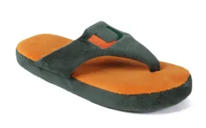 Miami Hurricanes Comfy Feet Flip Flop Slippers