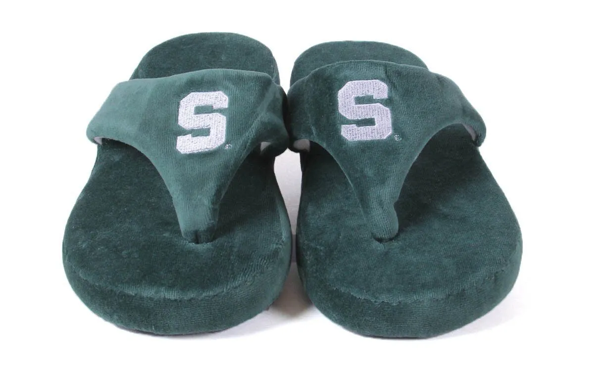 Michigan State Spartans Comfy Feet Flip Flop Slippers