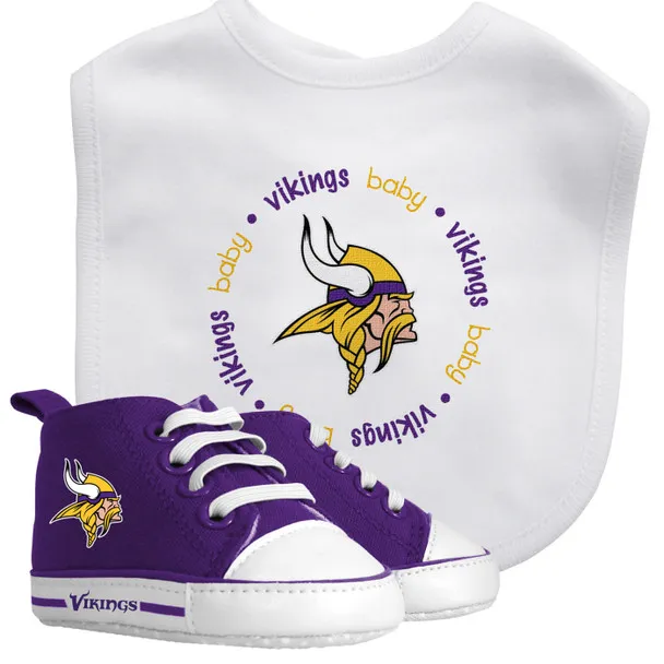 MINNESOTA VIKINGS 2-PIECE BABY GIFT SET