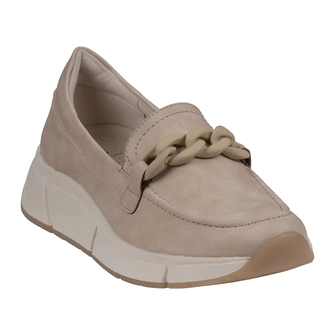 Molly Nude Chain Hardware Sneakers